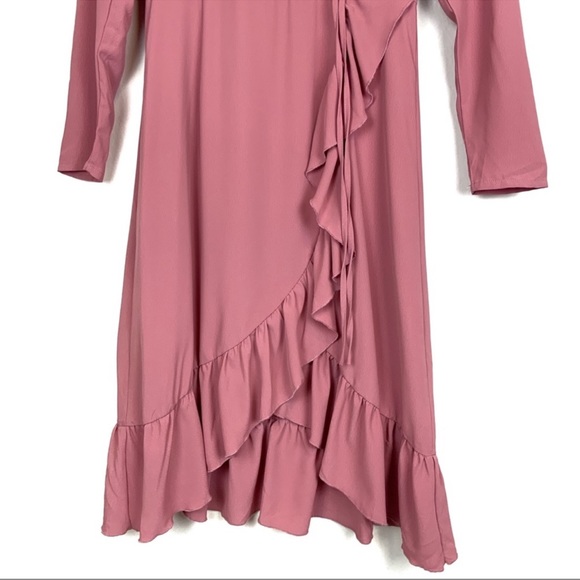 NWT Nasty Gal Get Rich Or Tie Tryin’ Wrap Dress - Picture 7 of 12